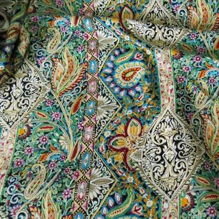 cotton printed fabric for ethnic wear
